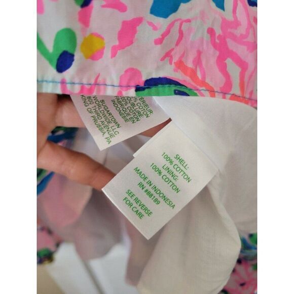 Lilly Pulitzer Trina Dress in Multi Rose to The Occasion, Sz S $170 - Picture 7 of 11